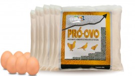 Pró-ovo homeopático p/ aumentar postura em galinhas e codornas - 10kg