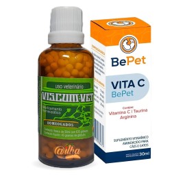 Viscum Vet para tratar c�ncer em c�es e gatos + vitamina C 30 ml