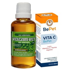 Viscum Vet L�quido para c�ncer em c�es e gatos +  vitamina C