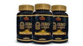 Kit com 30 potes de Ouro do Egito  Crcuma e pimenta preta contra dores e inflamaes