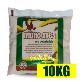 3 caixas de Imuno-aves para tratamento de Infeces Em Aves (10kg cada uma)